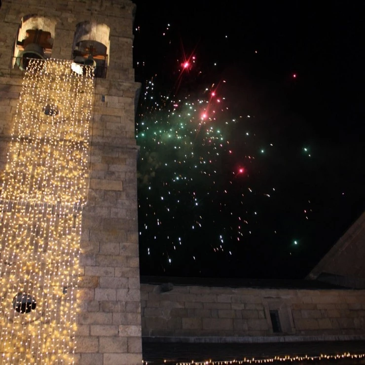 Y se hizo la luz de la Navidad en Puebla de Sanabria